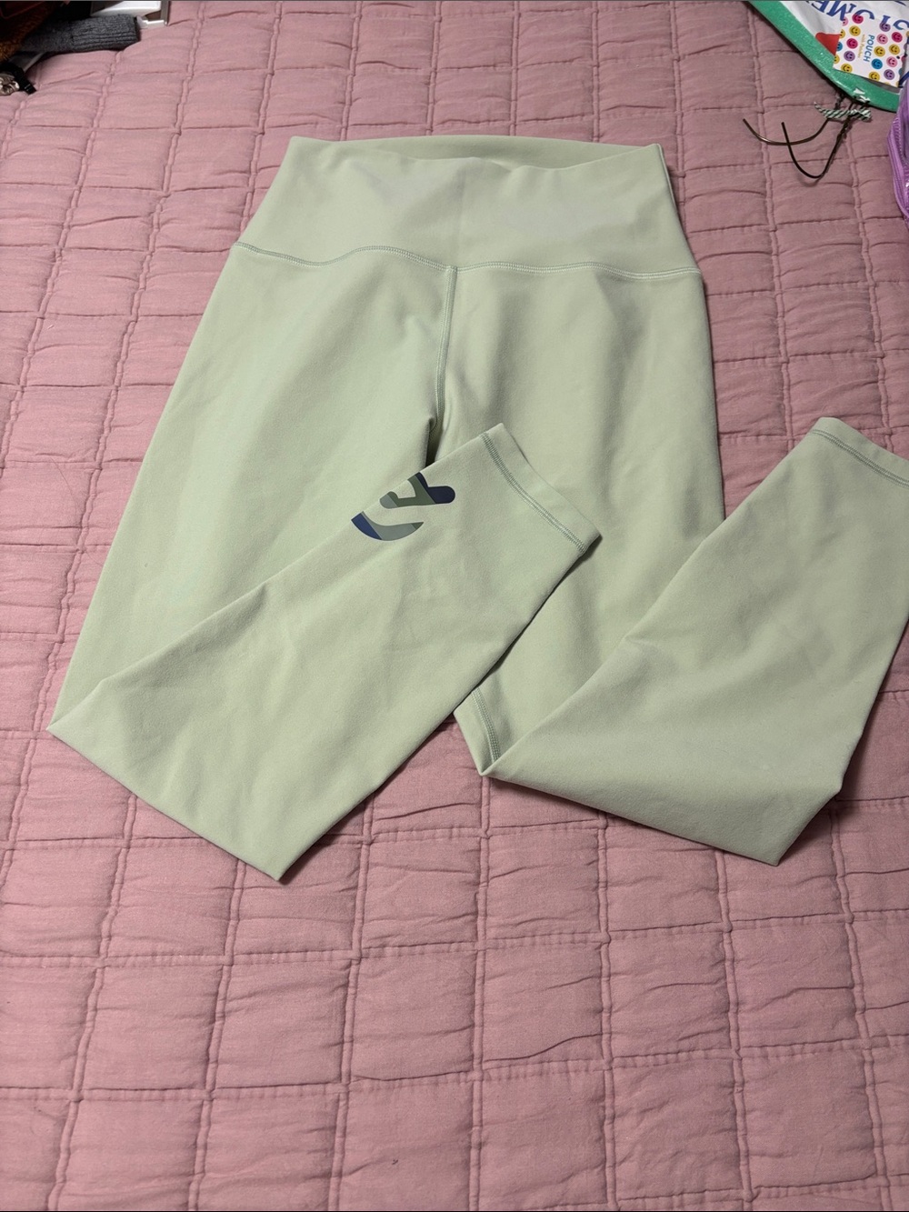 Peloton Sage Green High-Rise Leggings